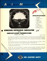 AIM 100 Series Horizon Reference Indicator with Contact-Flight Presentation