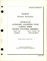 Overhaul Instructions for Hydraulic Auxiliary Alighting Gear Fairing Door Uplock Cylinder Assembly - Part 181-58039-3