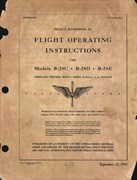 Pilot's Handbook of Flight Operating Instructions for the B-24C, D, and E