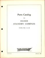Parts Catalog for Kollsmn Standby Compass Type 814B