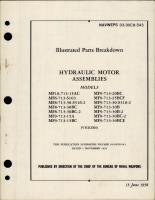 Illustrated Parts Breakdown for Hydraulic Motor Assemblies