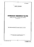 Parts Catalog for Hydraulic Sequence Valves