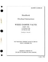 Overhaul Instructions for Wired Damper Valves Part No. 172790-035