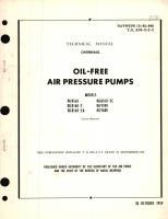 Overhaul for Oil-Free Air Pressure Pumps Models RG8160, RG8160-2, RG8160-2A, RG8160-2C, RG9590, RG9680