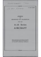 Index of Drawings on Microfilm for the A-26 Series Aircraft
