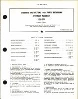 Overhaul Instructions with Parts Breakdown For Cylinder Assembly 100-577