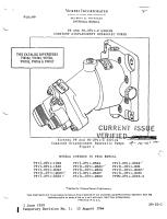 Overhaul Manual for PF & PS17-3911 Series Constant Displacement Hydraulic Pumps 