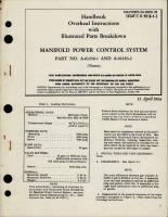 Overhaul Instructions with Parts Breakdown for Manifold Power Control System - Part A-61456-1 and A-61456-2