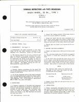 Overhaul Instructions with Parts Breakdown for Main Wheel, 33 in, Type I