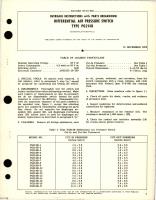 Overhaul Instructions with Parts Breakdown for Differential Air Pressure Switch - Type PG214B