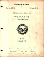 Overhaul Manual for Twin Wasp R-1830 C Series Engines