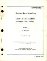 Illustrated Parts Breakdown for Electrical System Protection Panel - Model 50185-005 