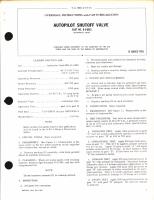 Overhaul Instructions with Parts Breakdown for Autopilot Shutoff valve Part No. 8-U-8015