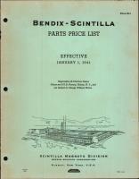 Bendix-Scintilla Parts Price List