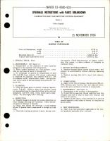 Overhaul Instructions with Parts Breakdown for Carburetor Heat and Mixture Control Quadrant - 75051-1