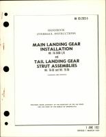 Overhaul Instructions for Main Landing Gear Installation and Tail Landing Gear Strut Assembly - 76-2000, 76-03, and 76-05