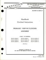 Overhaul Instructions for Primary Servocylinder Assembly