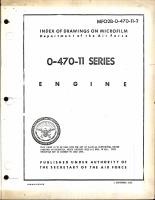 Index of Drawings on Microfilm 0-470-11 Series Engines