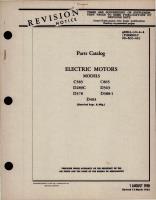 Parts Catalog for Electric Motors 