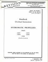 Overhaul Instructions for Hydromatic Propellers