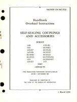 Overhaul Instructions for Self-Sealing Couplings and Accessories Series 140, 145, 155 