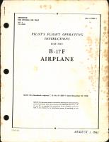 Pilot's Flight Operating Instructions for B-17F Airplane