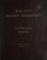 Instruction Manual for Holley Aircraft Carburetors Models 1375F and 1685F