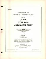 Handbook of Overhaul Instructions for the Type A-3A Automatic Pilot