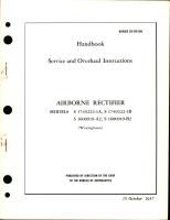 Service and Overhaul Instructions for Airborne Rectifier - 