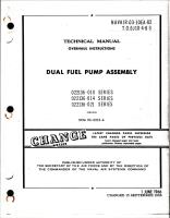 Overhaul Instructions for Dual Fuel Pump Assembly - 022136-010, 022136-014, and 022136-021 Series