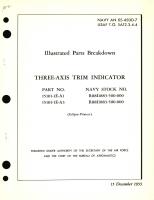 Illustrated Parts Breakdown for Three-Axis Trim Indicator Part No. 150101-1E 