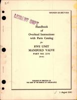 Overhaul Instructions with Parts Catalog for Five Unit Manifold Valve - Part 2276