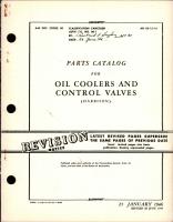 Parts Catalog for Oil Coolers and Control Valves