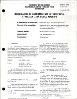 Modification of Outboard Ends of Horizontal Stabilizer - L-20A Series