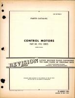 Parts Catalog for Control Motors Part No. EYLC Series 