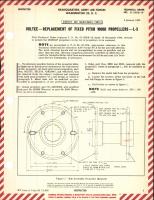 Replacement of Fixed Pitch Wood Propellers for L-5