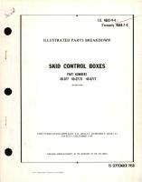 Skid Control Boxes Part No. 40-077, 40-77D, 40-077E