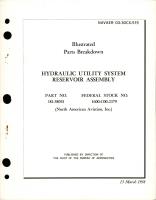 Illustrated Parts Breakdown for Hydraulic Utility System Reservoir Assembly - Part 181-58051