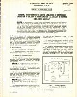 Modification to Reduce Likelihood of Continuous Operation of AN/ARC-3 Tuning Motor