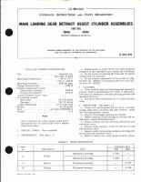 Overhaul Instructions with Parts Breakdown for Main Landing Gear Retract assist Cylinder Assemblies