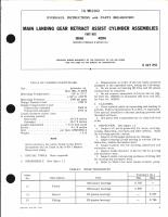 Overhaul Instructions with Parts Breakdown for Main Landing Gear Retract assist Cylinder Assemblies