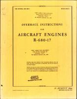 Overhaul Instructions for R-680-17 Engines