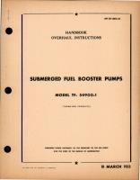 Overhaul Instructions for Submerged Fuel Booster Pumps - Model TF-54900-1
