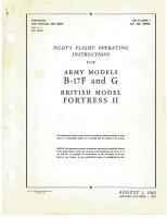 Pilot Flight Operating Instructions - B-17F, B-17G