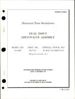 Illustrated Parts Breakdown for Dual Input Servovalve Assembly - Model 10-100B - Part M-7527