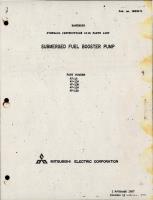 Overhaul Instructions w Parts List for Submerged Fuel Booster Pump