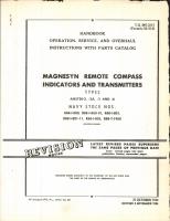 Operation, Service, & Overhaul Inst w/ Parts Catalog for Magnesyn Remote Compass Indicators and Transmitters