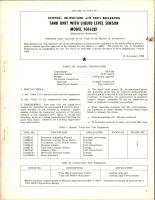 Overhaul Instructions with Parts Breakdown for Tank Unit with Liquid Level Sensor - Model FG16K1 