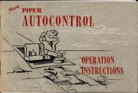 Your Piper Autocontrol Operation Instructions