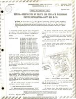 Modification of Pilot's and Copilot's Microphone Switch Installation for B-17F and B-17G